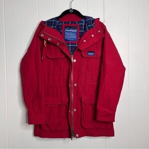 Penfield Kasson Jacket Red Field with Hood 60/40 Women's XS